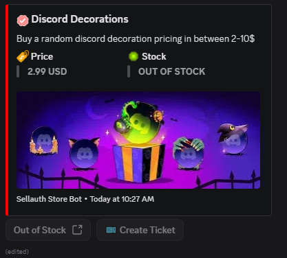 Discord Product Card